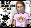 Sims 3 — Juicy T-Shirt by juicybabypooh — Cute Juicy Tee for your Everyday Look.