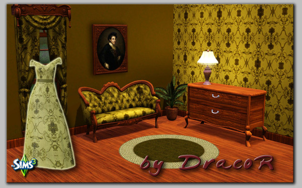 Sims 3 — Ornament by DracoR — This pattern will be amazing in your house!