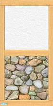 Sims 2 — Rocks Set - Rocks Wall 7 by SofijaDosen — Price is 1. Catalog placement is masonry. Enjoy!