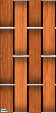 Sims 2 — Studio K Wood 18 - Oriental Ginger by StudioKhagerks — 