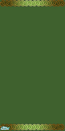 Sims 2 — Epona Celtic Green Set - Ecgn9w by EponaValkyrie — Part of my Celtic Set. A bordered painted wall that
