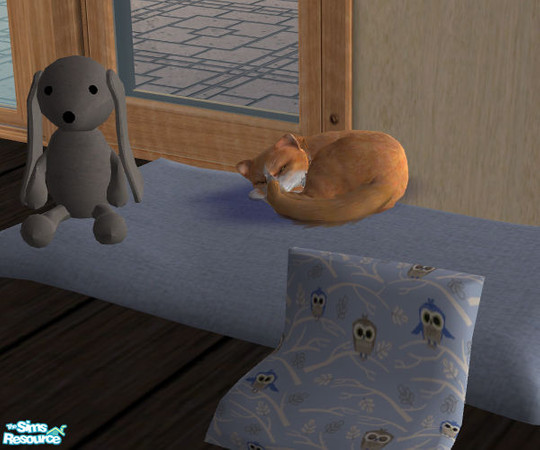 Sims 2 — A soft cozy bed for Tales - Nanshi Steffor-blanketandpillows by Nanshi — My cat Tales would love this lovely