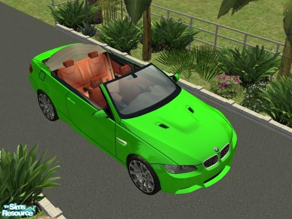 Sims 2 — 2008 BMW 328i Convertible - Green Recolour by Gumby_Girl — 16 recolours of Fresh-Prince\'s 2008 BMW 328i