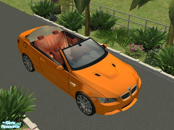 Sims 2 — 2008 BMW 328i Convertible - Orange Recolour by Gumby_Girl — 16 recolours of Fresh-Prince\'s 2008 BMW 328i