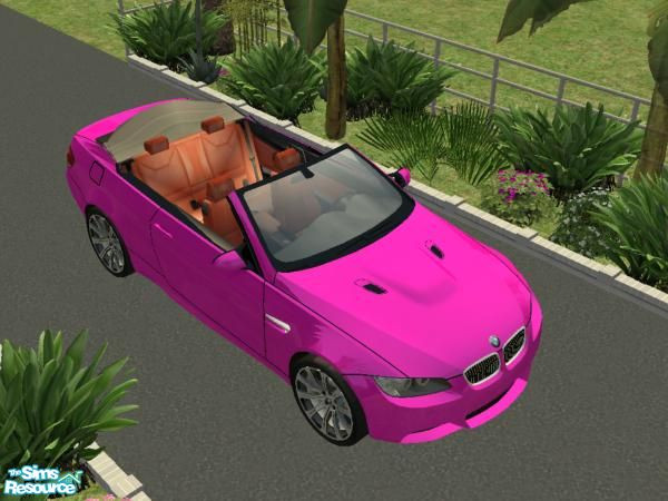 Sims 2 — 2008 BMW 328i Convertible - Darkpink Recolour by Gumby_Girl — 16 recolours of Fresh-Prince\'s 2008 BMW 328i