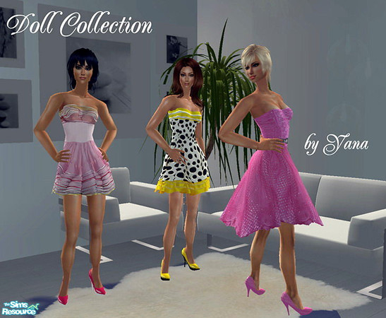 Sims 2 — №34 Doll Collection part 1 by Mishu999  — Hi!!! I\'m back with new creations - Doll collection! This