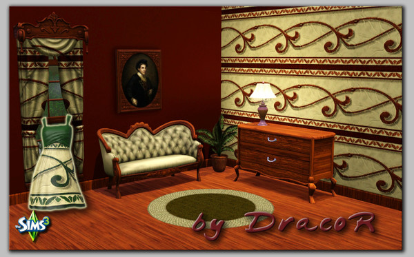 Sims 3 — Flower v.2 by DracoR — This pattern will be awesome in your house!