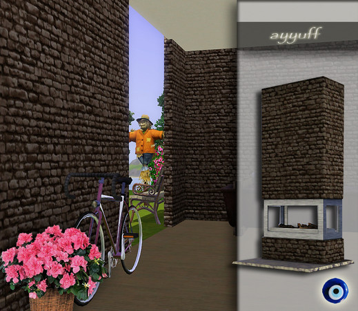 Sims 3 — Old Brick 03 by ayyuff — 