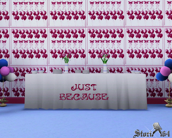 Sims 3 — Just Because by stori_64 — Balloons for a 'just because' reason to celebrate