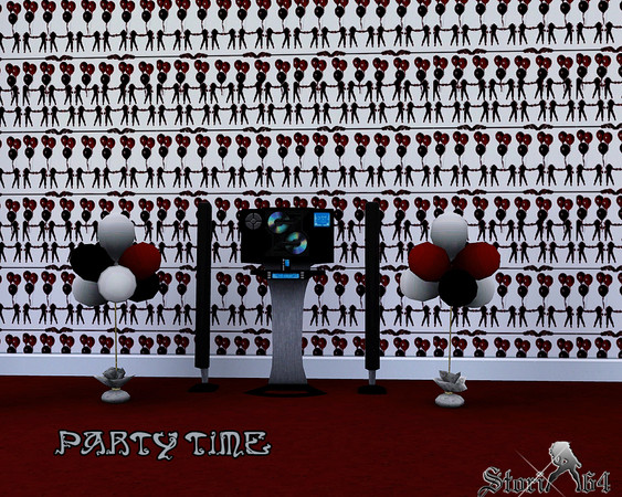 Sims 3 — Party Time by stori_64 — For the partying sim, visions of balloons and dancing