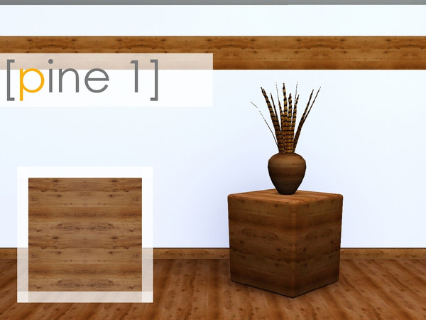 Sims 3 — Pine 1 by madaya74 — horizontal pine wood pattern