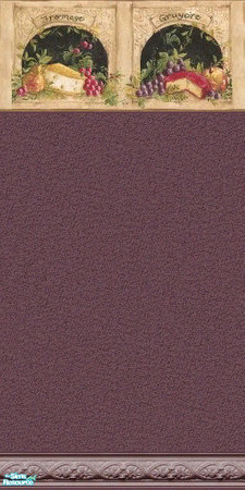 Sims 2 — Kitchen and Bath Wall Set  by cm_11778 — A wall set that is perfect for your kitchen or bath in rich colors. As