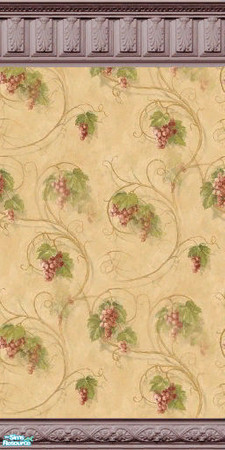 Sims 2 — Kitchen and Bath Wall Set  by cm_11778 — A wall set that is perfect for your kitchen or bath in rich colors. As