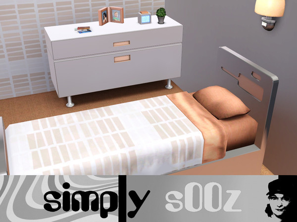 Sims 3 — Simply Ticket by s00z — A soft modern pattern.
