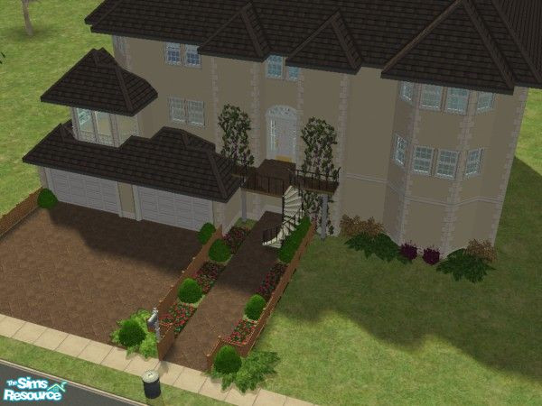 Sims 2 — Willow Mansion by lauren-cee — Beautiful mansion, 4 bedrooms, 4 bathrooms, a study, livingroom, kitchen,