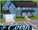 Sims 3 — The Evern House by Kleptoofhearts — This 3 Bedroom / 3 Bath house's main feature is it's split staircase. Plenty
