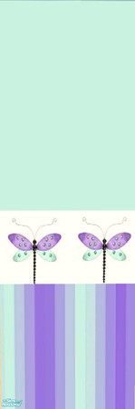 Sims 2 — TC 146 Kelly Bedroom - Wall  by susilein — Part of my recolor of the Kelly bedroom from Sims 2 Play.