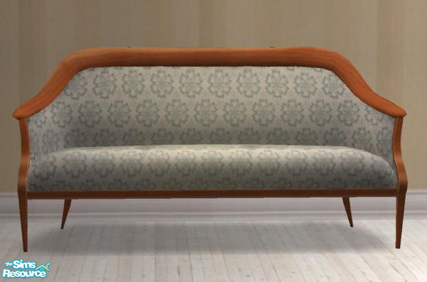 Sims 2 — Biedermeier Bedroom - recolor lloveseat fabric blueflrs by ShinoKCR — 