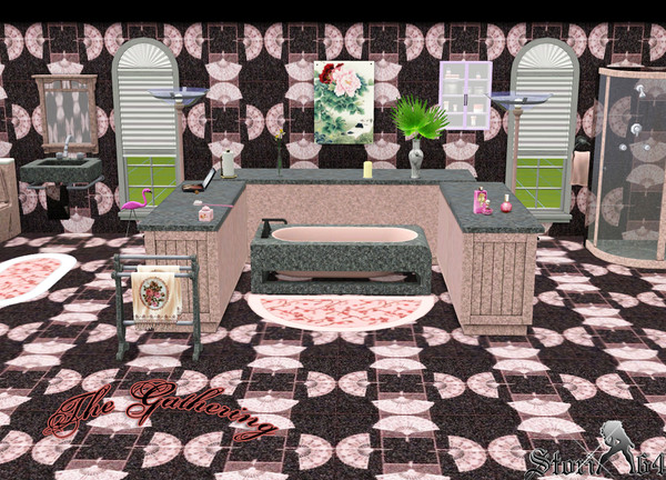 Sims 3 — The Gathering by stori_64 — A unique pattern of fans in formation for any creative use and individual