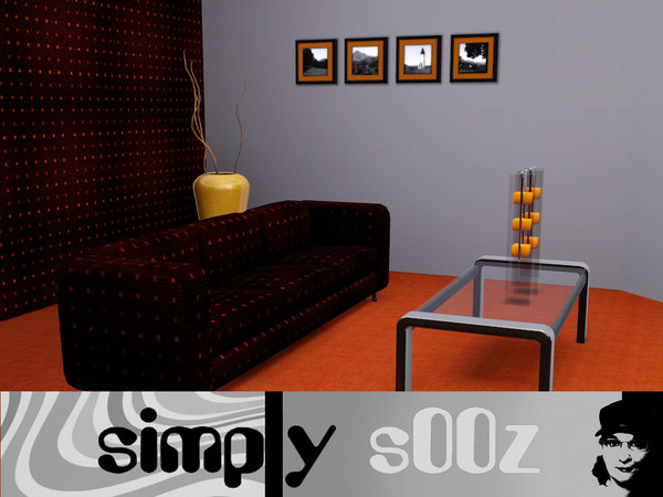 Sims 3 — Simply Simon by s00z — A dot embellished corduroy fabric.