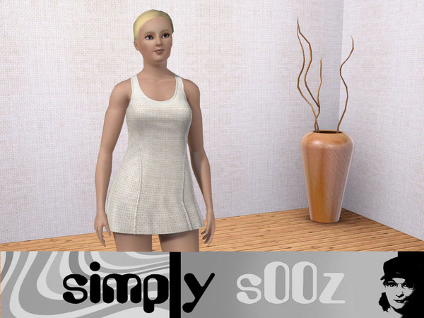 Sims 3 — Simply Coconut by s00z — An airtex style fabric.