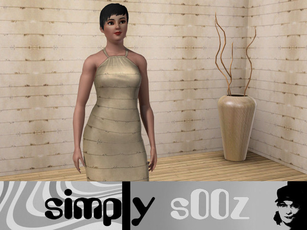 Sims 3 — Simply Embroidered Silk by s00z — An aged fabric with delicate detailing.