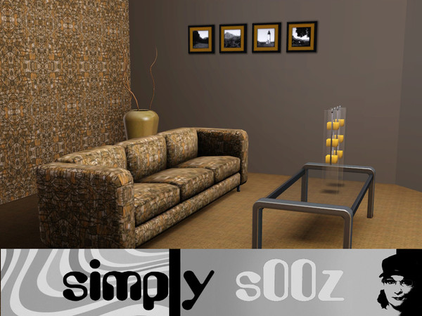 Sims 3 — Simply Clutter by s00z — A messy abstract pattern.