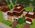 Sims 3 — Strathmora House by mastomak — A traditional brick family house that has been extended with an extra floor and