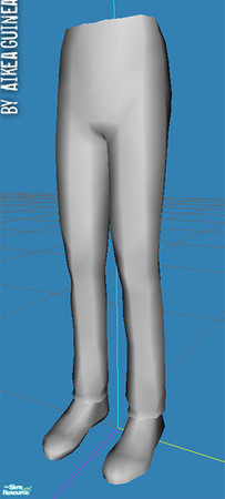 Sims 2 — Pants with Sneakers for Teen Males - Mesh AG84 by aikea_guinea — Mesh for Pants with Sneakers for Teen Males