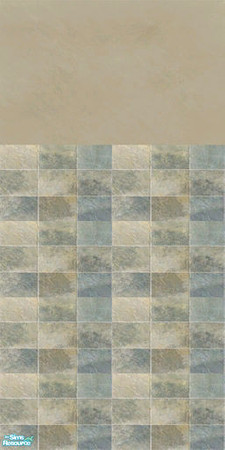Sims 2 — TC53 Tile Set - Stucco Tile Wall 2 by HugeLunatic — A mix of stucco and tile for bathrooms and kitchens. Tile
