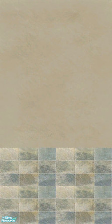 Sims 2 — TC53 Tile Set - Stucco Tile Wall by HugeLunatic — A mix of stucco and tile for bathrooms and kitchens. Tile