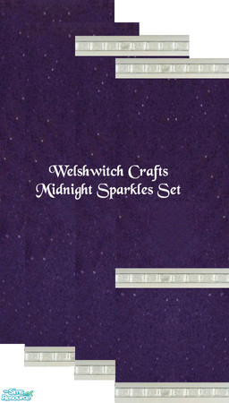 Sims 2 — Midnight Sparkles Set by WelshWitch — Midnight Sparkles Walls. Great for living rooms/kids bedrooms/teen