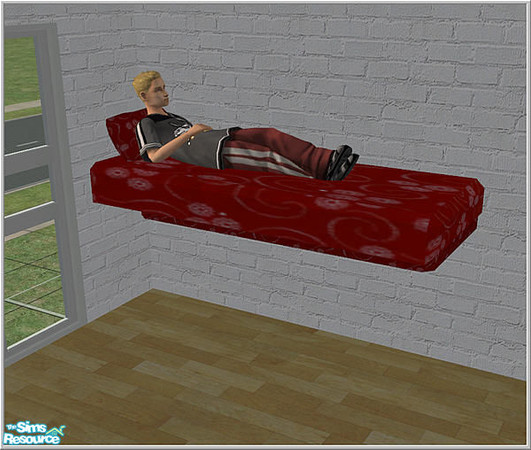 Sims 2 — kids room - B43 Gullibo Mattress Overhead by Birgit43 — place the mattress with "moveobjects on" cheat
