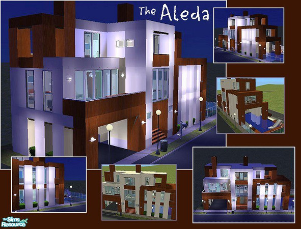 Sims 2 — The Aleda by laivine_erunyauve — Built on the smallest lot size available, The Aleda will impress your sims with