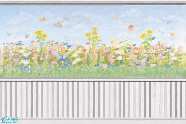 Sims 2 — Fairyland  Mural  by sadie7684 — A wall mural for your sims, can be found under wallpaper.