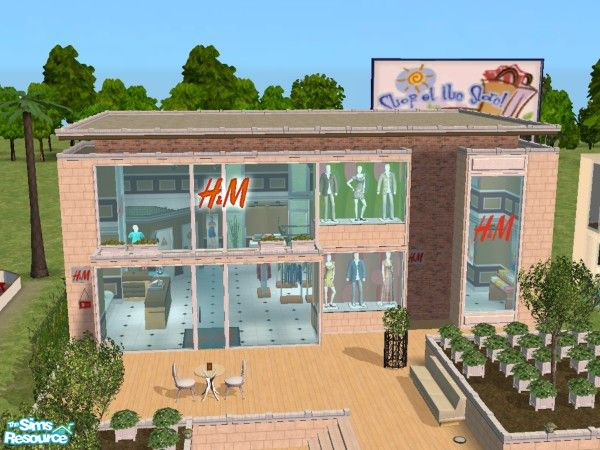 Sims 2 — H&M Shop by pusshito_ — Pick up the latest clothes at the latest H&M.