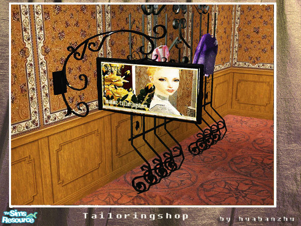Sims 2 — Tailorshop - banner by huabanzhu — 
