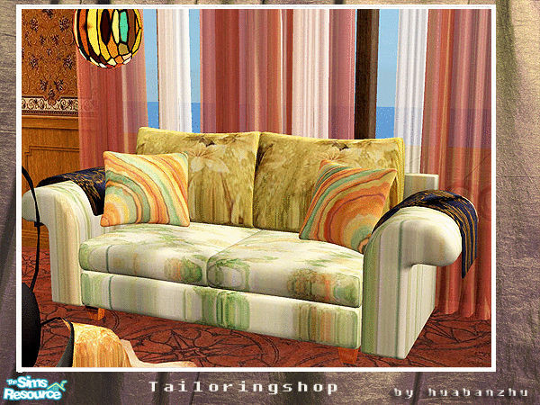 Sims 2 — Tailorshop - sofa by huabanzhu — 