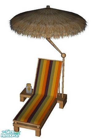 Sims 2 — The Beach - Relaxchair by marilu — 