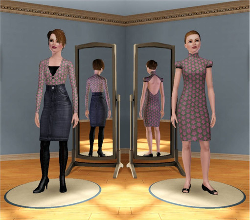 Sims 3 — cherry pattern by anahirocio — cherry pattern