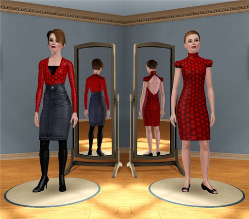Sims 3 — cherry pattern by anahirocio — cherry pattern