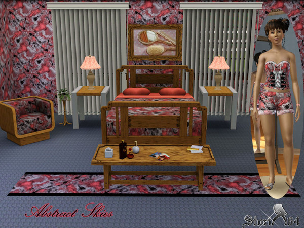 Sims 3 — Abstract Skies by stori_64 — Definitely in the abstract category, these colors no matter which ones make most