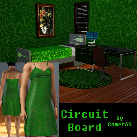Sims 3 — Circuit Board by comet65 — For those Hacker Sims, this one is for you... 