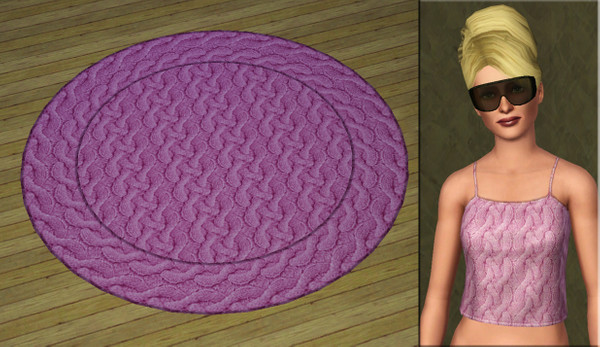 Sims 3 — KnitKnot 8  by katelys — knitted fabric pattern with 2 color palletes