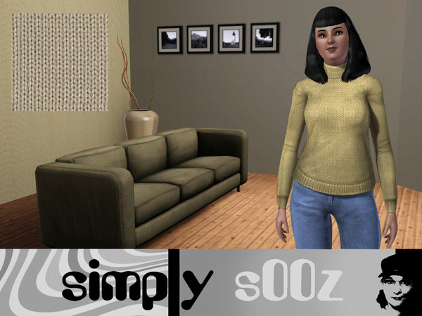 Sims 3 — Simply Knit by s00z — A smart tightly knit material.