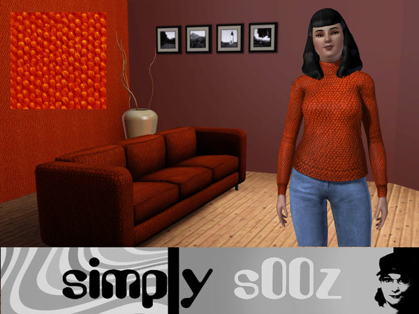 Sims 3 — Simply Bobble by s00z — A plush bobbly fabric.