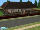 Sims 2 — Tomihito House (Japanese House) by Jleather — A medium sized wooden house traditonally used by the Japanese.