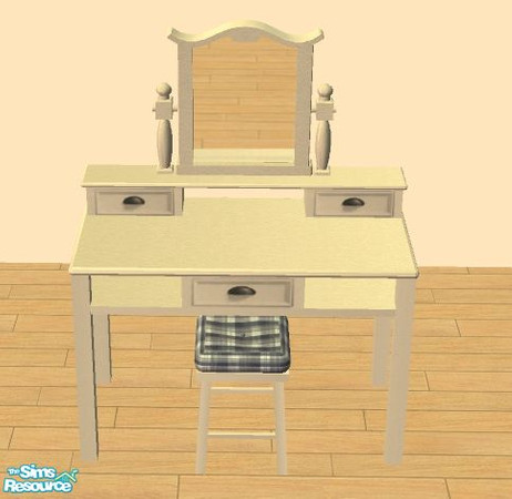 Sims 2 — TC 143 Newport Bedroom - Vanity by susilein — Part of my recolor of Sasilias Newport bedroom.
