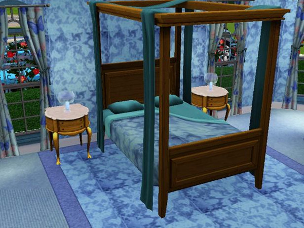 Sims 3 — butterflylace pattern v1 by haloblue58 — Lace with butterflies. I've tried to show what this looks like on most