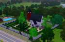 Sims 3 — Riverview Memorial Chuch by caridina — A beautiful old chuch perfect for both wedding och funeral. The graveyard